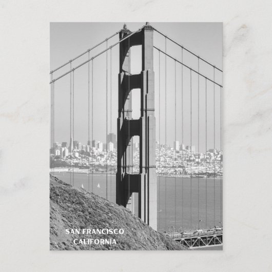 Golden Gate Bridge Postkarte (Vorderseite)