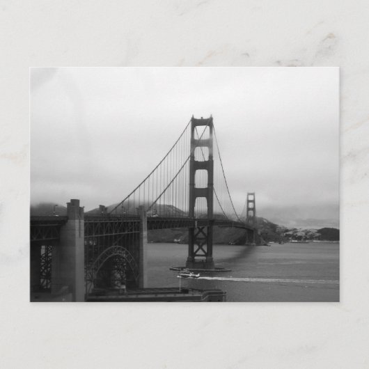 Golden Gate Bridge Postkarte (Vorderseite)
