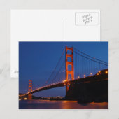 Golden Gate Bridge Postkarte (Vorne/Hinten)
