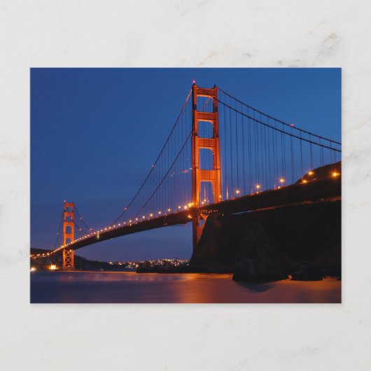 Golden Gate Bridge Postkarte (Vorderseite)
