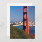 Golden Gate Bridge Postkarte (Vorne/Hinten)