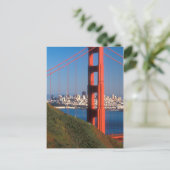 Golden Gate Bridge Postkarte (Stehend Vorderseite)