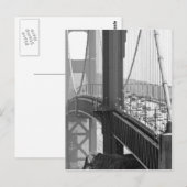 Golden Gate Bridge Postkarte (Vorne/Hinten)