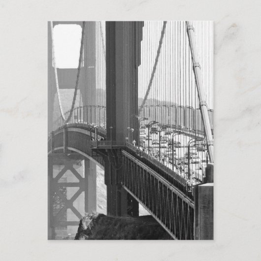 Golden Gate Bridge Postkarte (Vorderseite)