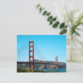 Golden Gate Bridge Postkarte (Stehend Vorderseite)