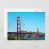 Golden Gate Bridge Postkarte (Vorne/Hinten)