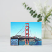 Golden Gate Bridge Postkarte (Stehend Vorderseite)