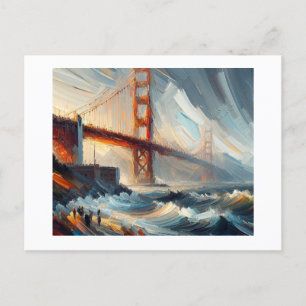 Golden Gate Bridge Postkarte