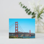 Golden Gate Bridge Postkarte (Stehend Vorderseite)