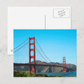 Golden Gate Bridge Postkarte (Vorne/Hinten)