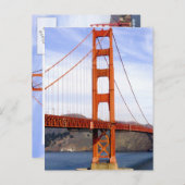 Golden Gate Bridge Postkarte (Vorne/Hinten)