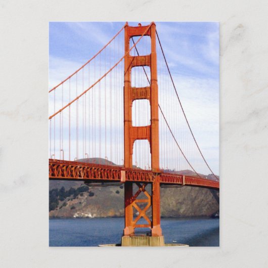 Golden Gate Bridge Postkarte (Vorderseite)