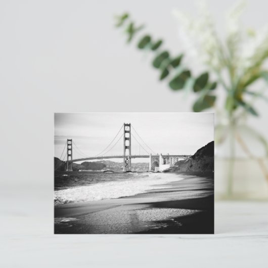Golden Gate Bridge Postkarte (Stehend Vorderseite)