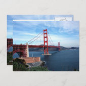 Golden Gate Bridge Postkarte (Vorne/Hinten)