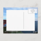 Golden Gate Bridge Postkarte (Rückseite)