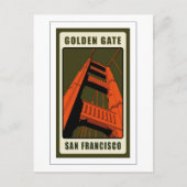 Golden Gate Bridge Postkarte (Vorderseite)