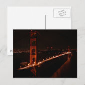 Golden Gate Bridge Postkarte (Vorne/Hinten)