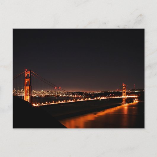 Golden Gate Bridge Postkarte (Vorderseite)