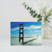 Golden Gate Bridge Postkarte (Stehend Vorderseite)