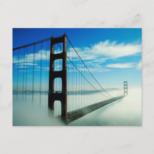 Golden Gate Bridge Postkarte (Vorderseite)