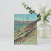 Golden Gate Bridge Postkarte (Stehend Vorderseite)