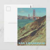 Golden Gate Bridge Postkarte (Vorne/Hinten)