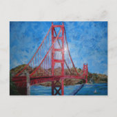 Golden Gate Bridge Postkarte (Vorderseite)
