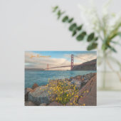 Golden Gate Bridge Postkarte (Stehend Vorderseite)