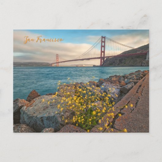 Golden Gate Bridge Postkarte (Vorderseite)