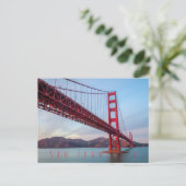 Golden Gate Bridge Postkarte (Stehend Vorderseite)