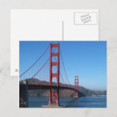 Golden Gate Bridge Postkarte (Vorne/Hinten)