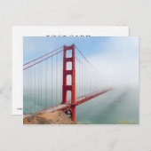 Golden Gate Bridge Postkarte (Vorne/Hinten)