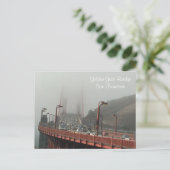 Golden Gate Bridge Postkarte (Stehend Vorderseite)