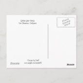 Golden Gate Bridge Postkarte (Rückseite)