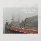 Golden Gate Bridge Postkarte (Vorderseite)