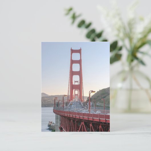 Golden Gate Bridge Postkarte (Stehend Vorderseite)