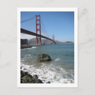 Golden gate bridge-Postkarte Postkarte