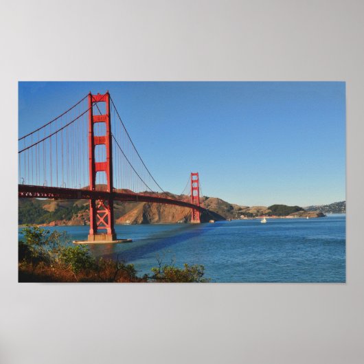 Golden Gate Bridge Print Poster (Vorne)