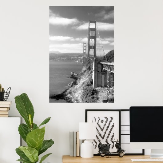 Golden Gate Bridge Print/Poster Poster (Heimbüro)