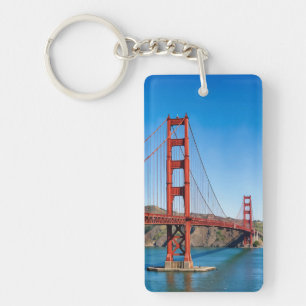 Golden Gate Bridge San Francisco Aquarell Schlüsselanhänger
