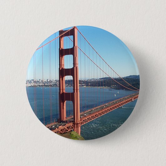 Golden gate bridge, San Francisco Button (Vorderseite)