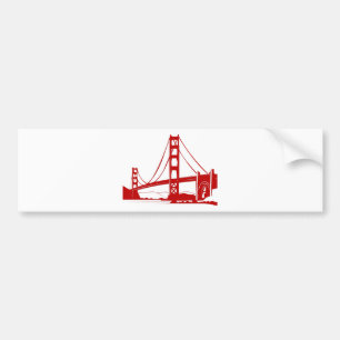 Golden gate bridge - San Francisco, CA Autoaufkleber