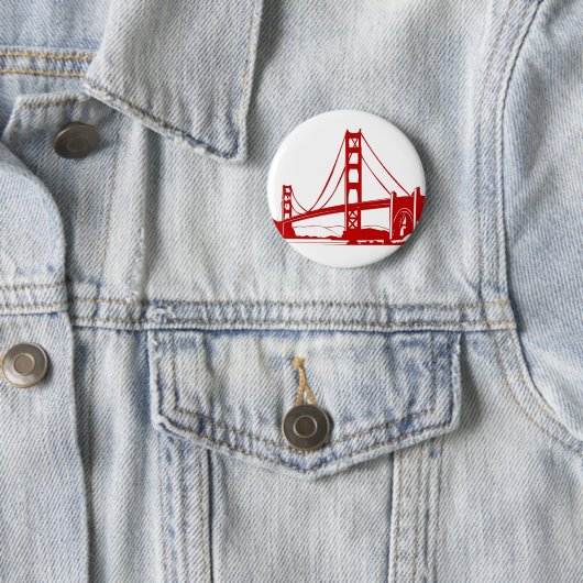 Golden gate bridge - San Francisco, CA Button (Beispiel)