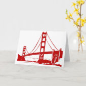 Golden gate bridge - San Francisco, CA Karte (Gelbe Blume)