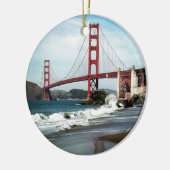 Golden gate bridge San Francisco CA Keramikornament (Links)