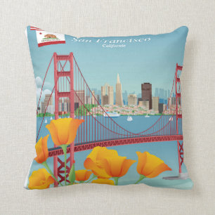 Golden gate bridge San Francisco, CA Kissen