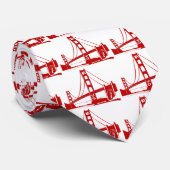 Golden gate bridge - San Francisco, CA Krawatte (Gerollt)