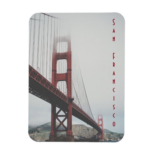 Golden Gate Bridge, San Francisco, CA Magnet (Vertikal)