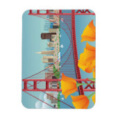 Golden Gate Bridge | San Francisco, CA Magnet (Vertikal)