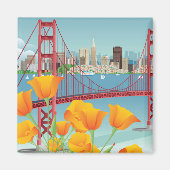 Golden Gate Bridge | San Francisco, CA Magnet (Vorne)